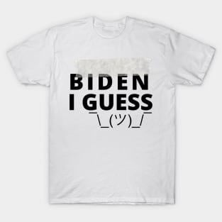 Biden I Guess ? Vote Blue 2024 Minimalist T-Shirt